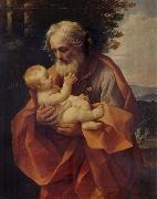 Guido Reni St Joseph with the Infant Christ USA oil painting artist